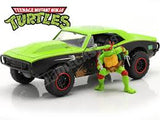 Auto 1:24 TMNT 67 CAMARO W/RAPHAEL   Jada toys  JT-33386