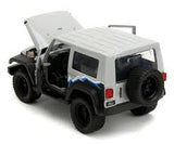 Auto 1:24 07 JEEP WRANGLER HARDTOP W/RACK   Jada toys  JT-34194