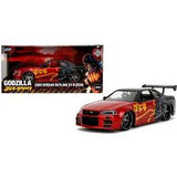 Auto HWR Godzilla- '02 Nissana Skyline GT-R 1.24 Jada Toys JT-35133