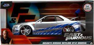 Auto 1:24 FF - BRIAN's Nissan Skyline GT-R (R34) C.Silver JADA JT-97158-IS