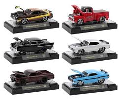 AUTO  1970 MERCURY,1956 FORDF-100,1970 DODGE,1969 PONTIAC,1957 CHEVROLET,1970 C.EL CAMINO 1:64 Surtido M2-82161-24 H