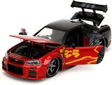 Auto HWR Godzilla- '02 Nissana Skyline GT-R 1.24 Jada Toys JT-35133