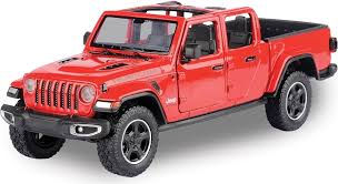 Auto Jeep Gladiator Rubicon ( Open Top )  2021 Red 1:27 Motormax