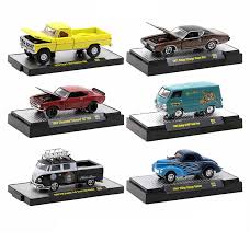 AUTO 1972 FORD,1959 VW,1941 WILLYS,1968 CHEVROLET,1964 DODGE,1971 DODGE 1:64 M2-32600-63