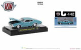 AUTO 1970 OLDSMOBILE,1964 DODGE,1932 FORD,1966 FORD,1968 CHEVROLET,1969 DODGE SURTIDO 1:64 M2-32600-68