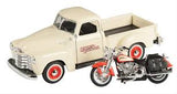 Auto Chevrolet 3100 Pickup w/ 1:24 H-D 2001 -1950  1:25 MAISTO MTO-32194