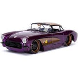 Auto Chevy Corvette w/BATGIRL 1957 1:24 Jada Toys JT-30457