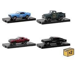 AUTO 1956 FORD,1967 CHEVROLET,1966 CHEVROLET,1966 DODGE Surtido 1:64 M2-11228-88 H