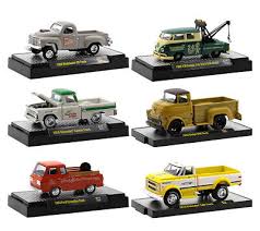 AUTO 1950 STUDEBAKER,1964 Ford,1960 VW DOUBLE,1958 Dodge Coe,1970Chevrolet,1958 Chevrolet 1:64 M2-32500-71