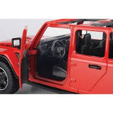 Auto Jeep Gladiator Rubicon ( Open Top )  2021 Red 1:27 Motormax