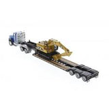 Miniatura Tractor, Excavadora Cat CT660 Day Cab Tractor with Trailer and Cat 315C L Excavator 1.87 Cat DM-84415