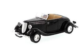 Auto Ford Coupe (Convertible) 1934 Black 1:24 Motormax