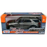 Auto Escala Ford Explorer XLT 2022 - Color Blue - 1:24 - Motor Max - 79378
