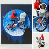 Figura E.T. 40 aniversario-Elliot y ET en bicicleta 7" Neca NC-55065