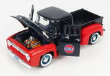 Auto Ford F-100 Pickup with Gulf Livery 1956 blue with red 1:24 Motormax