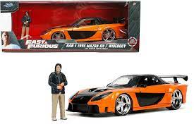 Auto Hans's Mazda RX-7 w/HAN FF 1:24 Jada Toys JT-33174