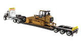 Adorno Camion Remolque HX520 -XL 120 con Motoniveladora 963K 1:50 Cat DM-85599
