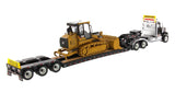 Adorno Camion Remolque HX520 -XL 120 con Motoniveladora 963K 1:50 Cat DM-85599