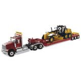 Adorno Camion Remolque HX520 -XL 120 con Motoniveladora 12M3 1:50 Cat DM-85598