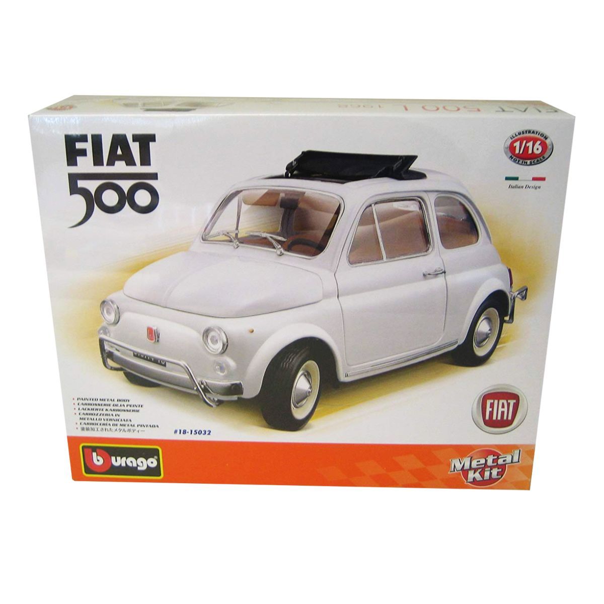 ミニカー burago FIAT 500 1/16 AUTO FIAT 500L 1968 ARMABLE 1/16 BBurago 18-15032 – Adhek Chile