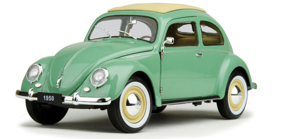 Auto VOLKWAGEN CLASSIC BEETLE VERDE DIE CAST   1: 18 welly WL 18040-V  2 x 101.000