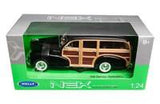 AUTO 1:24 CHEVROLET FLEETMASTER 1948 NEGRO WELLY WL- 22083W