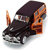 AUTO 1:24 CHEVROLET FLEETMASTER 1948 NEGRO WELLY WL- 22083W