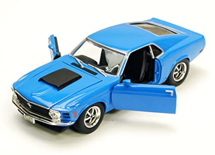 AUTO 1:24 FORD MUSTANG BOSS 1970 AMARILLO WELLY WL- 22088W