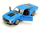 AUTO 1:24 FORD MUSTANG BOSS 1970 AMARILLO WELLY WL- 22088W
