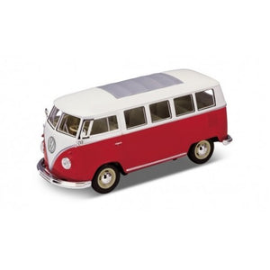 AUTO 1:24 VOLLKSWAGEN 1963 ROJO WELLY WL- 22095W