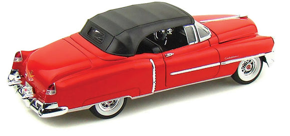 AUTO 1:24 CADILLAC EL DORADO 1953 ROJO WELLY WL- 22414-4D