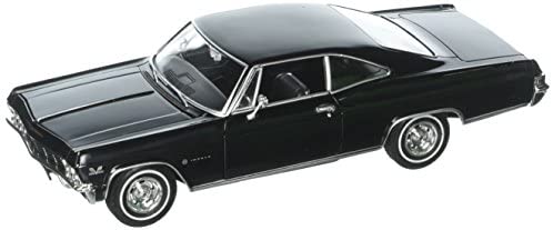 AUTO 1:24 CHEVROLET IMPALA SS 1965 BLACK WELLY WL- 22417-4D