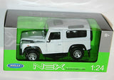 AUTO 1:24 LAND ROVER DEFENDER BLANCO WELLY WL- 22498W