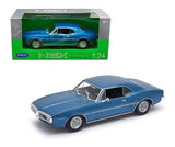 AUTO 1:24 PONTIAC FIREBIRD 1967 AZUL WELLY WL- 22502-4D