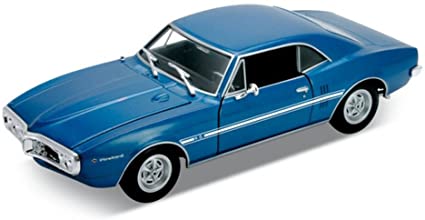 AUTO 1:24 PONTIAC FIREBIRD 1967 AZUL WELLY WL- 22502-4D