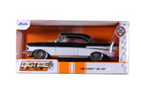 Auto  Chevy Bel Air 1957 Black w/White 1:24 JADA JT- 32299