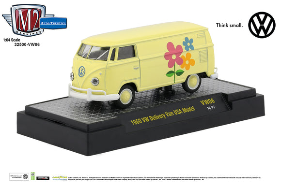 AUTO VOLKSWAGEN VAN USA 1:64 Surtido  M2-32500-VW06H 6 x 61,000