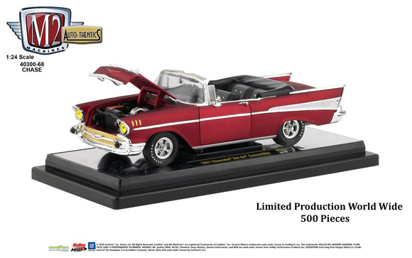 Auto de Colección 1:24 Chevrolet Belair 1957 Convertible M2-40300-68H Oferta 2 x 75,000