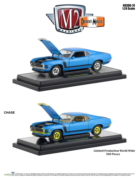 Auto  Ford Mustang 1970 BOSS 302 1:24 M2 M2- 40300-74B