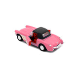 AUTO  CHEVROLET S7 CORVETTE ROSADO WELLY  1:38   WL- 42360H-CW 2x15,000