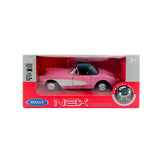 AUTO  CHEVROLET S7 CORVETTE ROSADO WELLY  1:38   WL- 42360H-CW 2x125,000