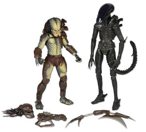 Figura Aliens VS Predators Pack x 2  18cm Aprox Neca 7 NC-51384