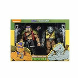 Figura Tortugas Ninja 7" C Rocksteady y Bepop Neca NC-54100