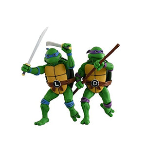 Figura TMNT 7" Leonardo and Donatello Neca  NC-54102 2x189,000