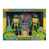 Figura TMNT 7" Leonardo and Donatello Neca  NC-54102 2x189,000