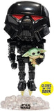 Figura POP Star Wars Mandalorian  Dark Trooper wChild Funko FK-58286