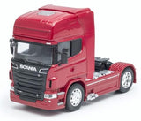 CABINA CAMION SCANIA V8 R730 ROJO 1:64 WELLY WL- 68020L  4 x 28,000