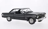 Auto ford falcon 1964 1:18 negro y crema con blanco Lucky Diecast LD- 92708