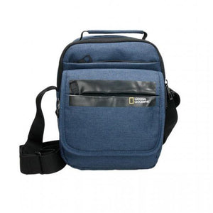 BOLSO STREAM POLYESTER CON TAPA AZUL NATIONAL GEOGRAPHIC  NG- N13103.39