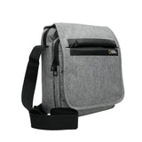 BOLSO STREAM POLYESTER CON TAPA GRIS NATIONAL GEOGRAPHIC  NG- N13114.22